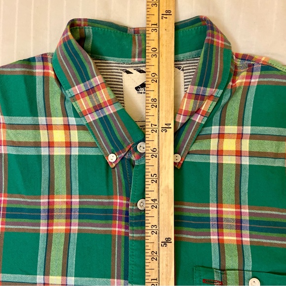 Vans plaid buttoned collared long sleeve dress casual w/ button pocket sz L - Picture 4 of 12